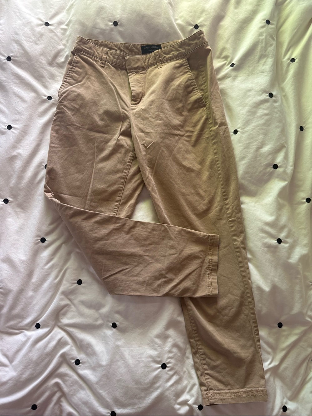 Women's Casual Chino Pants - Tan